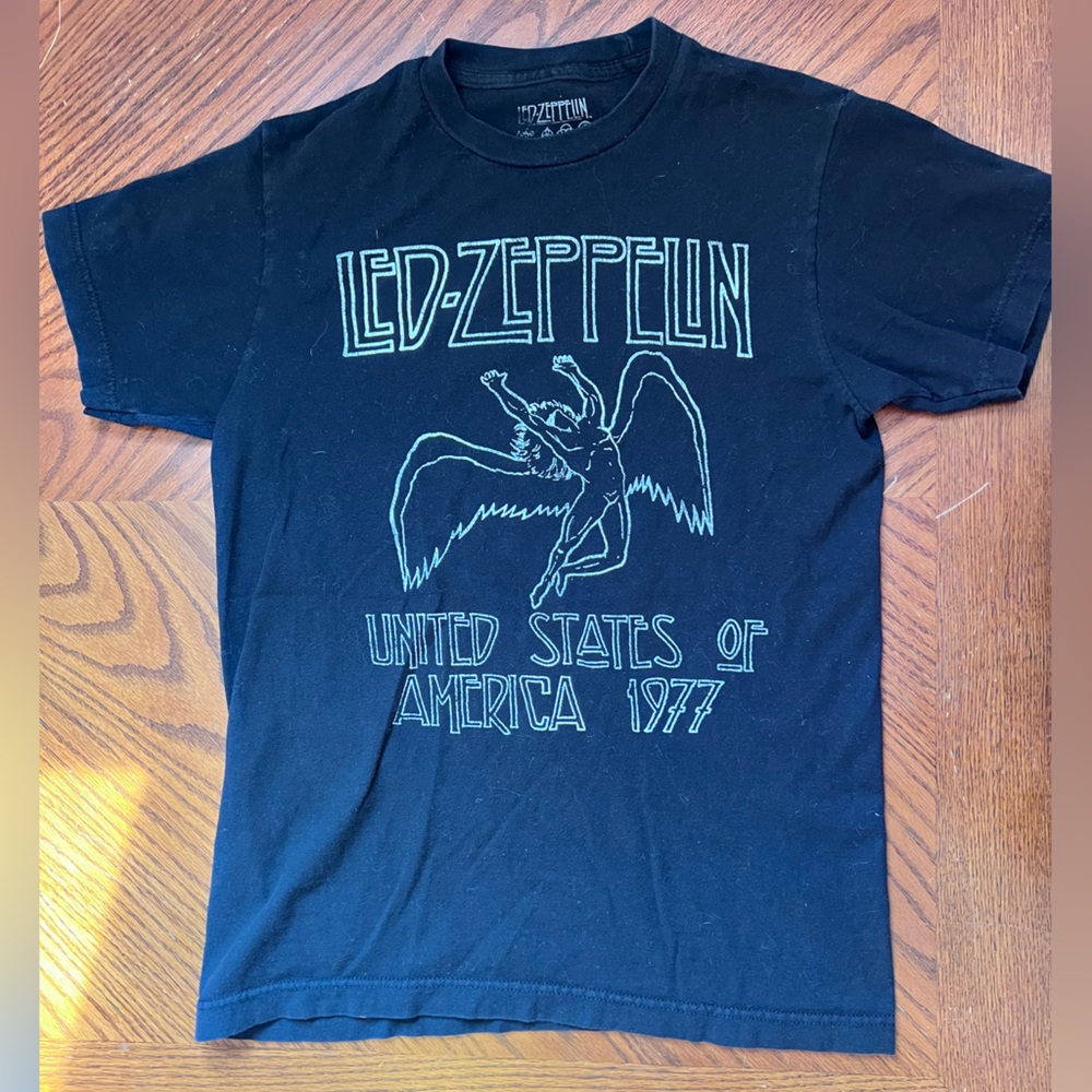Led Zeppelin Black Graphic T-Shirt